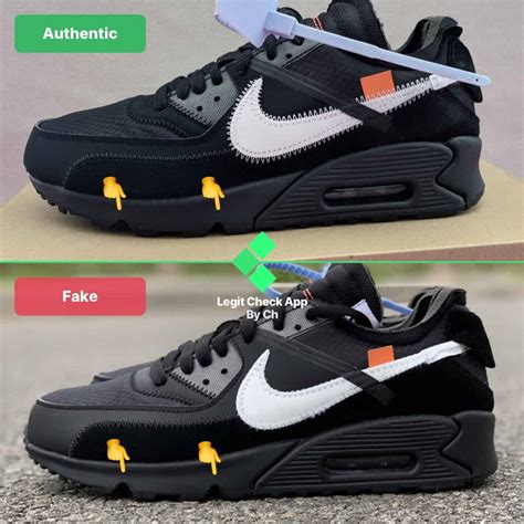 nike off white air max 90 black real vs fake|off white air max 90 black.